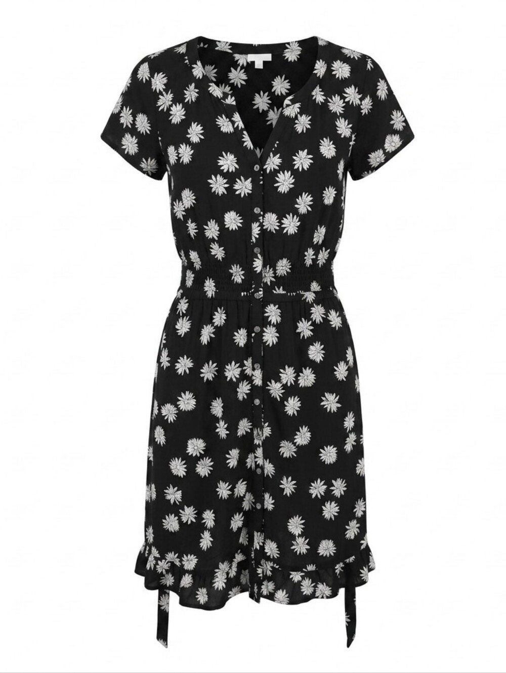 J. Jill Daisy Floral Midi Dress Large Cottagecore Coastal Grandmacore Rayon - Picture 2 of 7